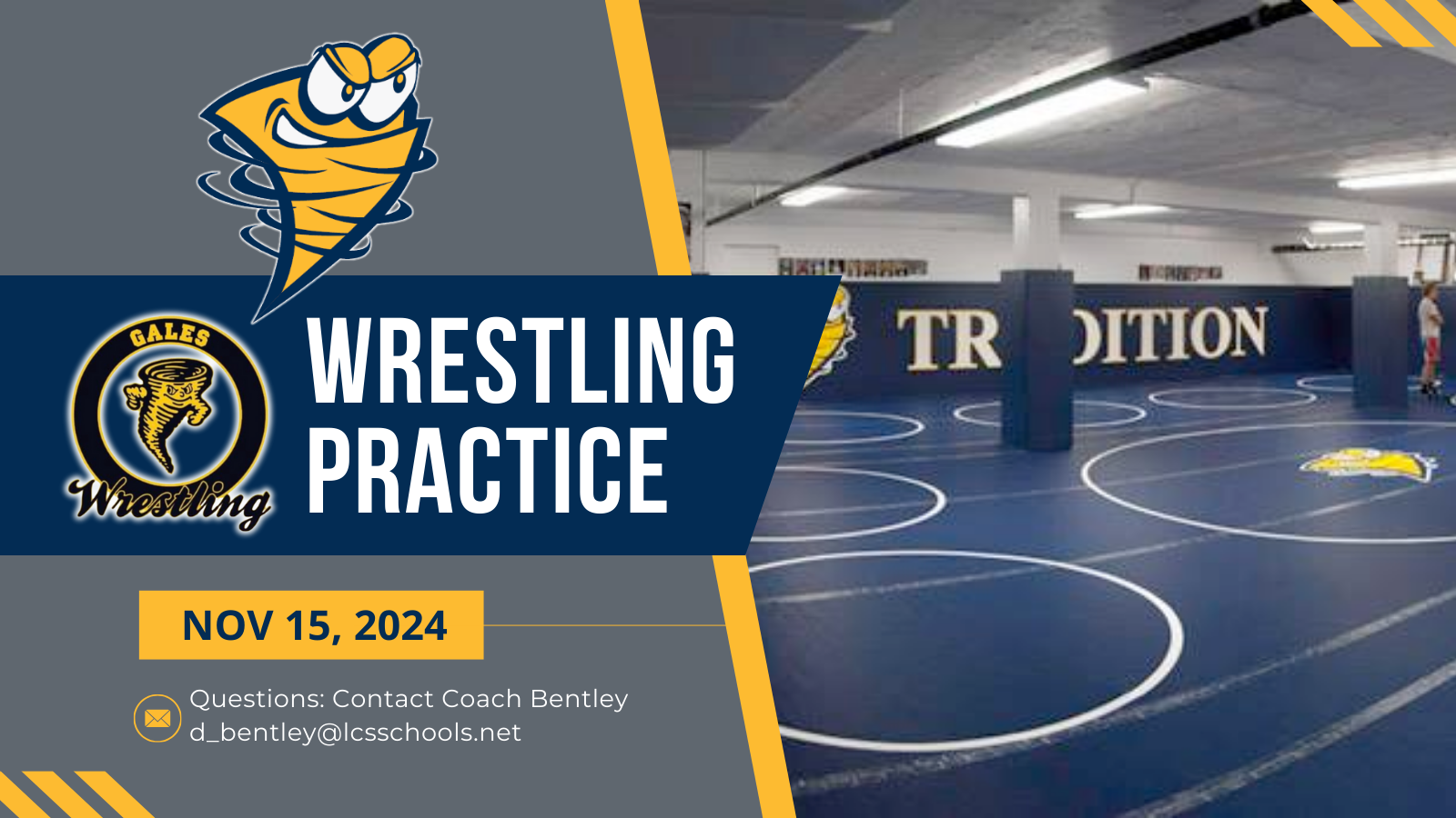 Wrestling Practice ad